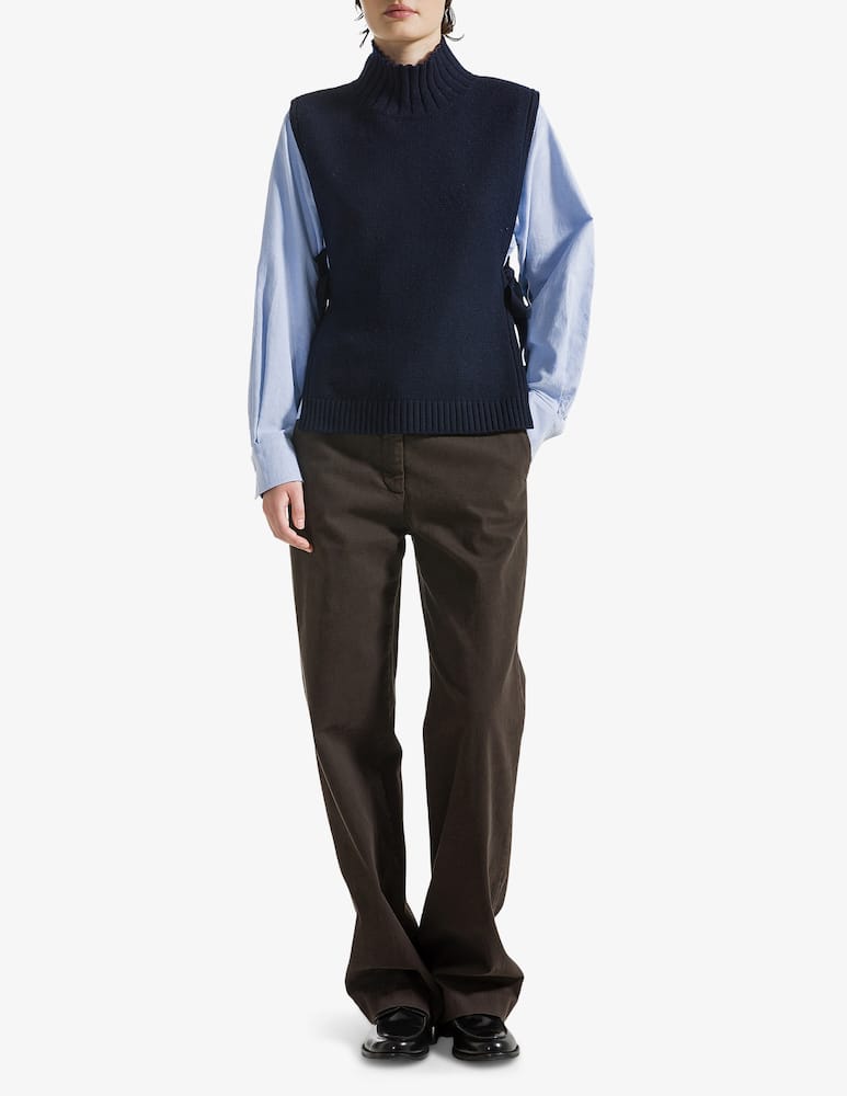 rinascente 19.70 Seventy Gilet con lacci in misto lana