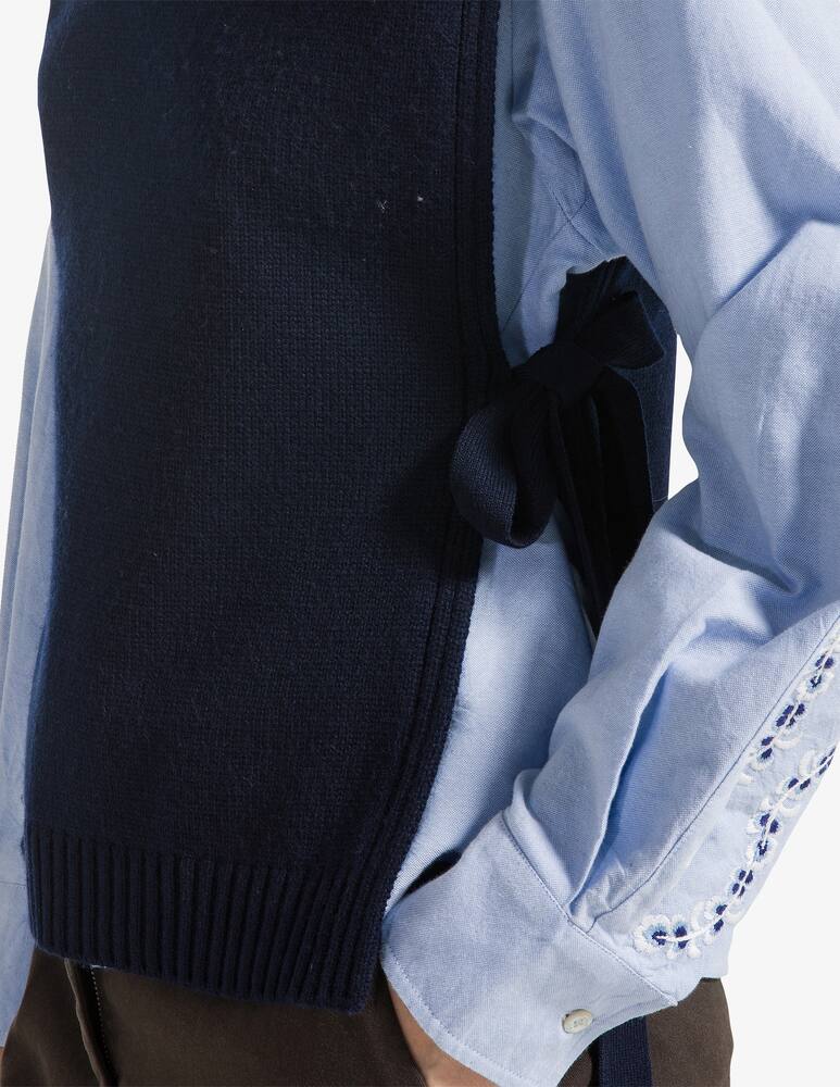 rinascente 19.70 Seventy Gilet con lacci in misto lana