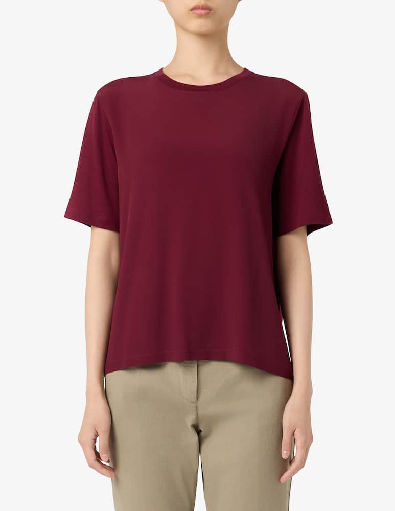 19.70 Seventy T-shirt in viscosa e seta - immagine 1 19.70 Seventy T-shirt in viscosa e seta - immagine 1