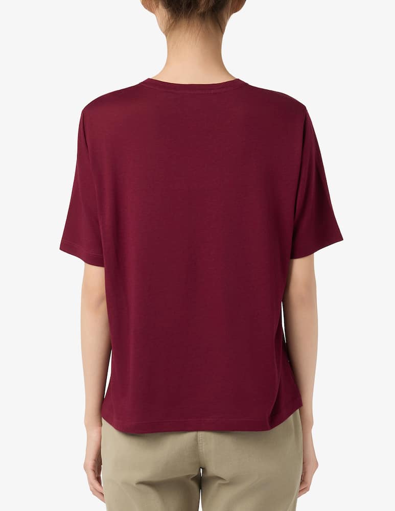 19.70 Seventy T-shirt in viscosa e seta - immagine 3 19.70 Seventy T-shirt in viscosa e seta - immagine 3