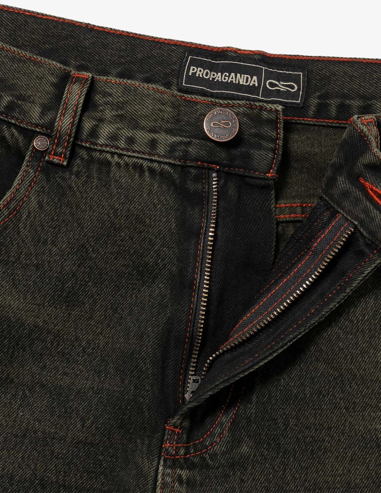 Propaganda Jeans overdyed box logo - immagine 3 Propaganda Jeans overdyed box logo - immagine 3