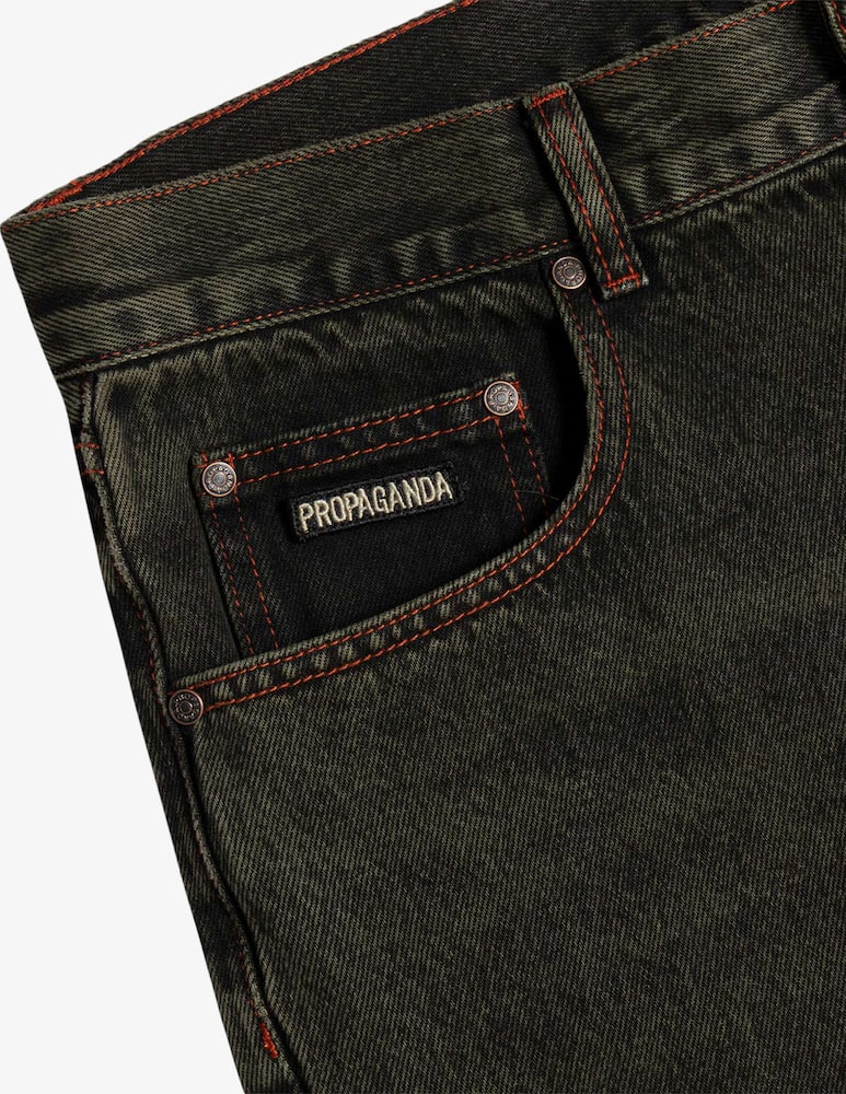 Propaganda Jeans overdyed box logo - immagine 4 Propaganda Jeans overdyed box logo - immagine 4