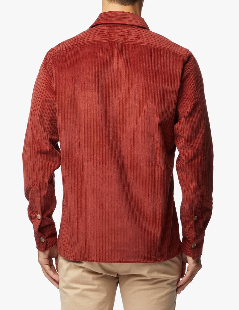 rinascente Eleventy Camicia over chamois in velluto