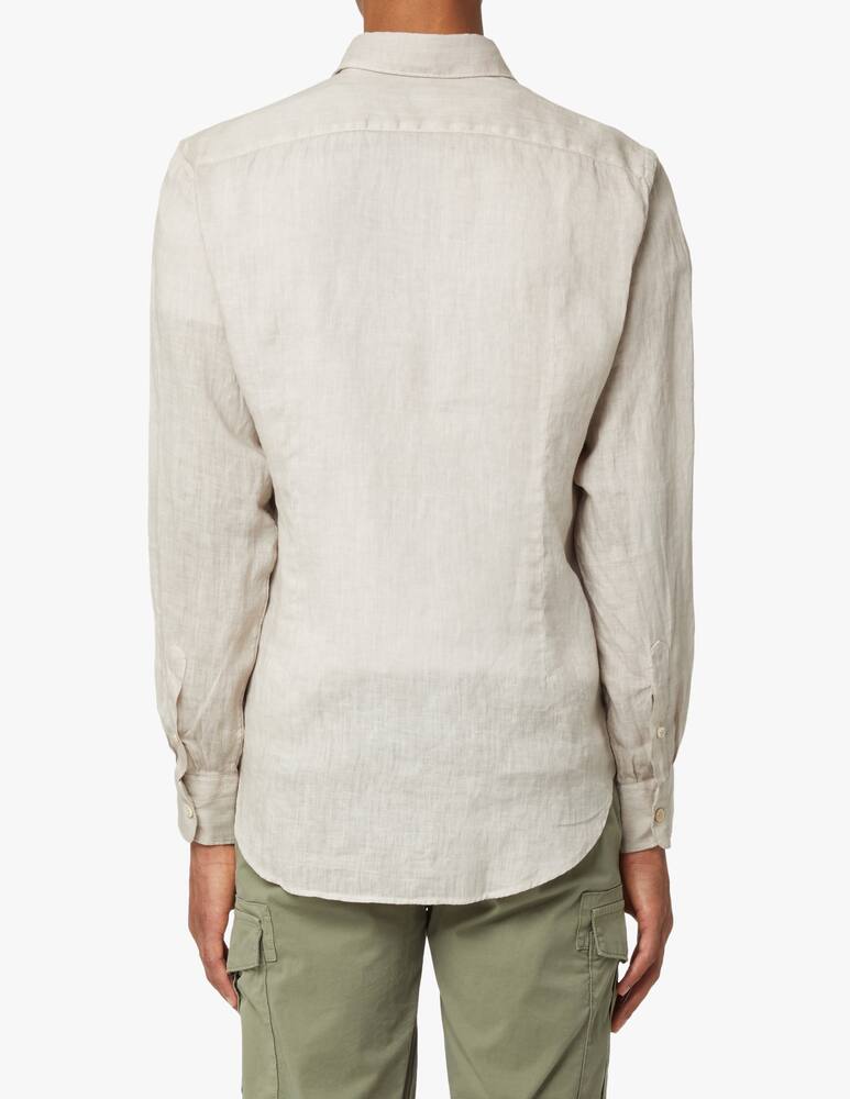 rinascente Eleventy Camicia in lino lavato - beige