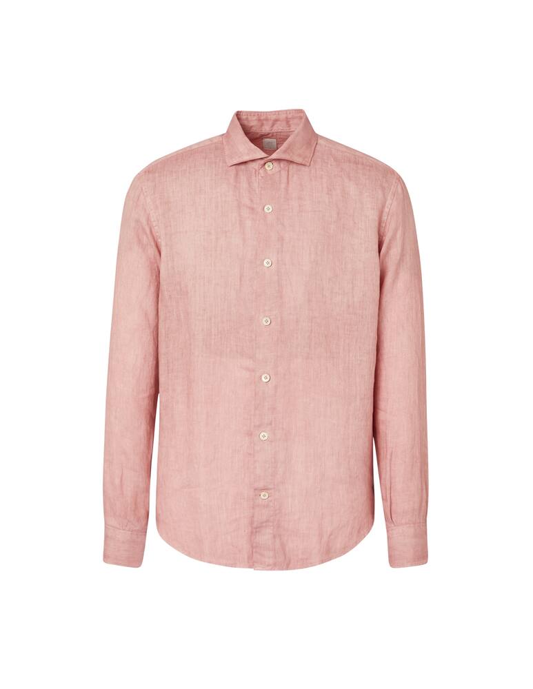 rinascente Eleventy Camicia in lino lavato - rosa