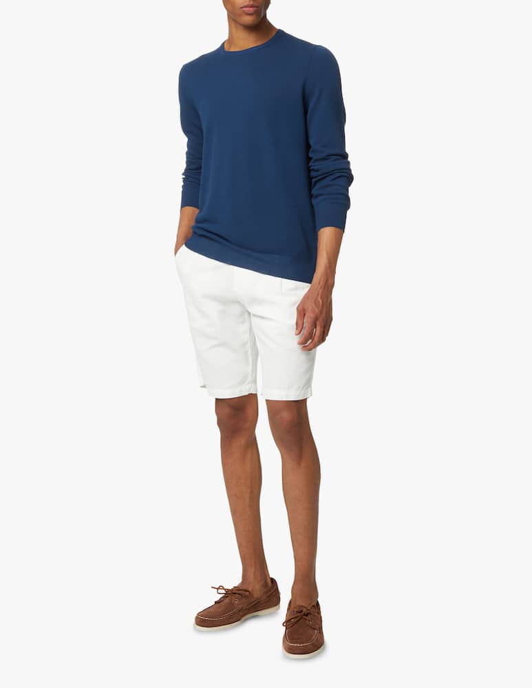 Eleventy Cotton linen jogger shorts - white - picture 1 Eleventy Cotton linen jogger shorts - white - picture 1