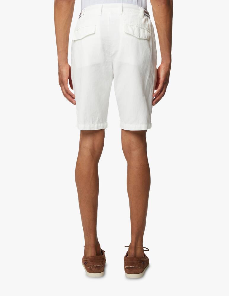 rinascente Eleventy Cotton linen jogger shorts - white