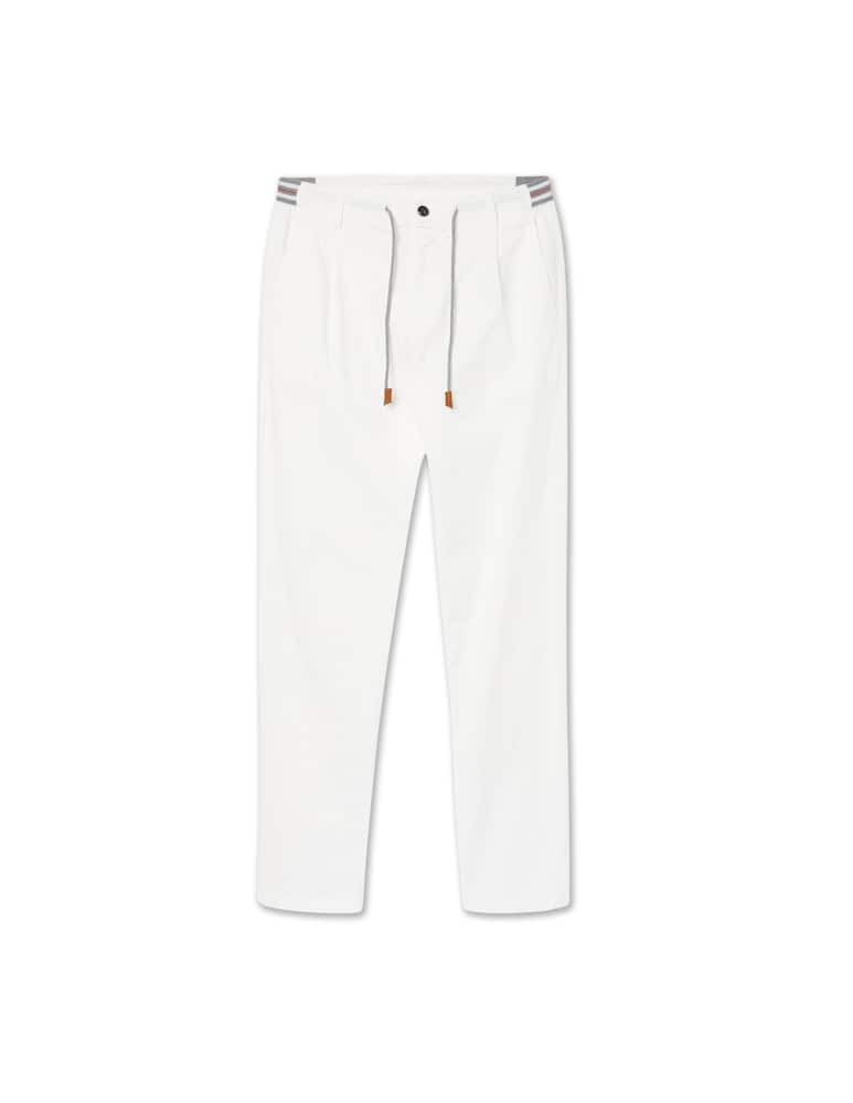 rinascente Eleventy Pantalone jogger - bianco