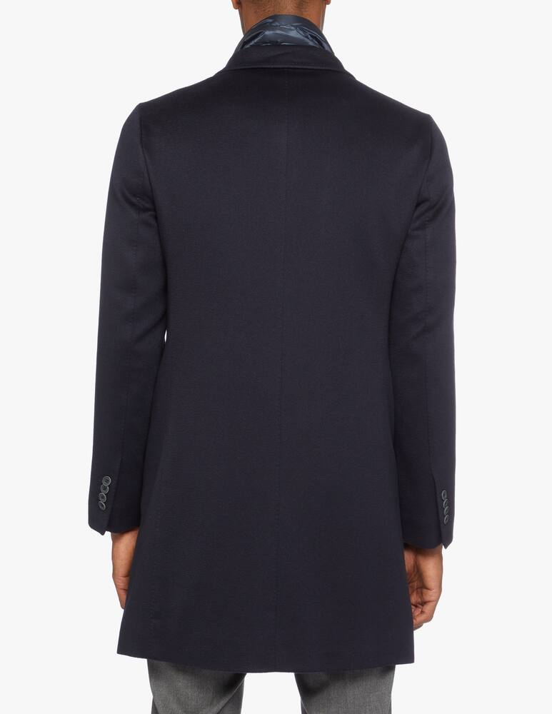 rinascente Herno Cappotto in cashmere con pettorina in nylon ultralight