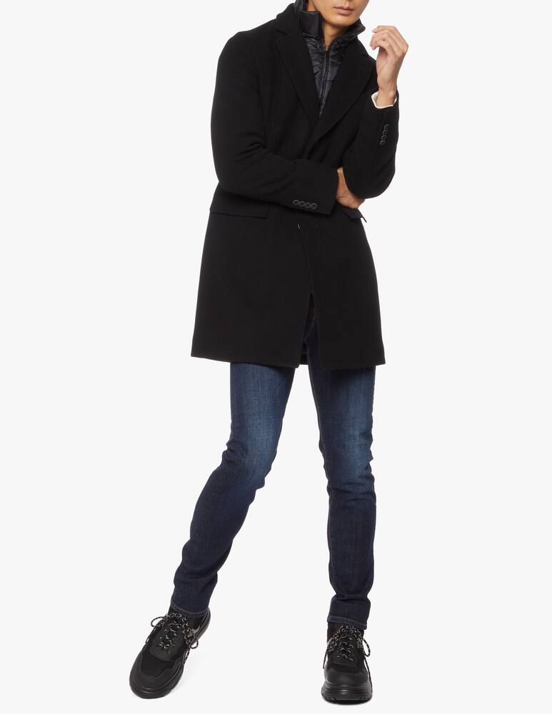 rinascente Herno Diagonal wool coat