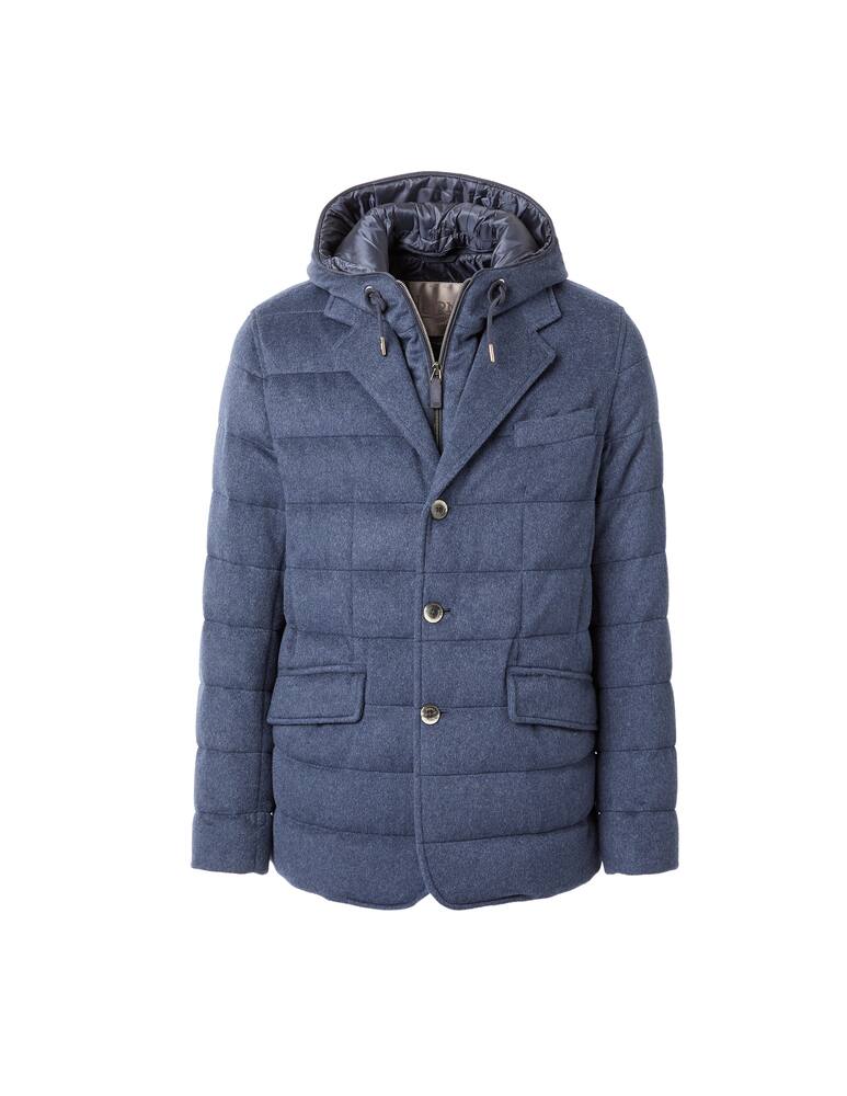 Herno Pure cashmere resort blazer with removable hood - picture 1 Herno Pure cashmere resort blazer with removable hood - picture 1