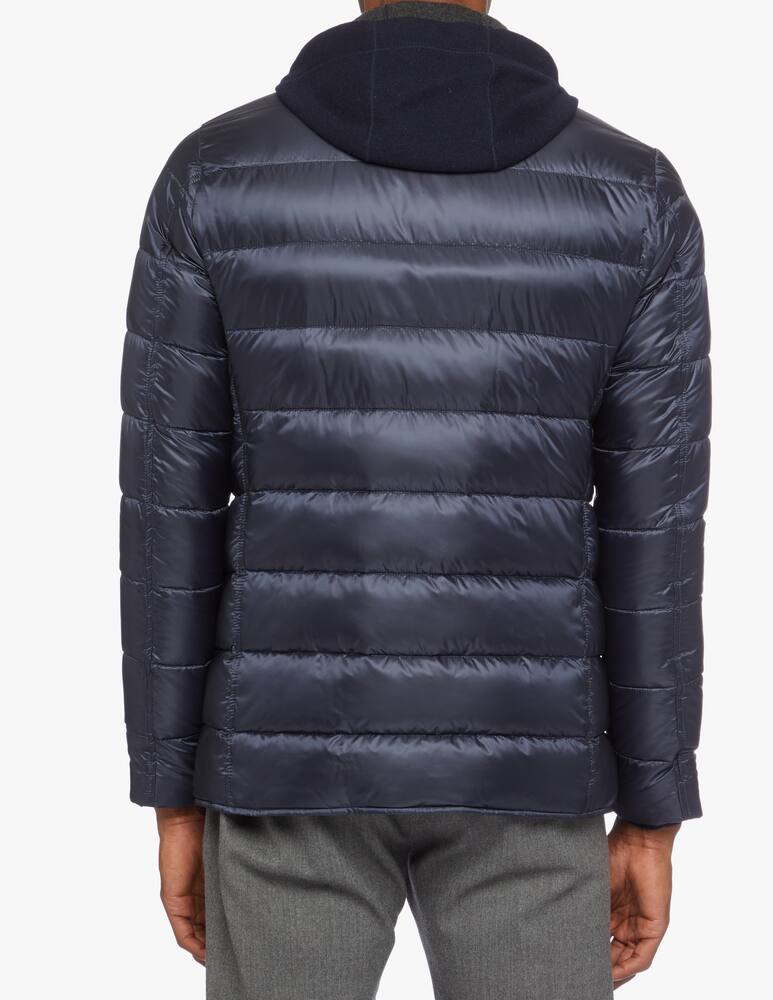 rinascente Herno Quilted nylon down blazer in wool blend