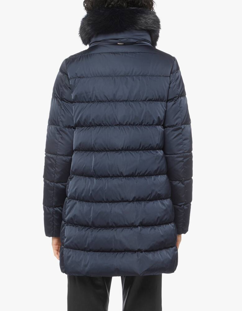 rinascente Herno Satin A-shape down jacket - Blue