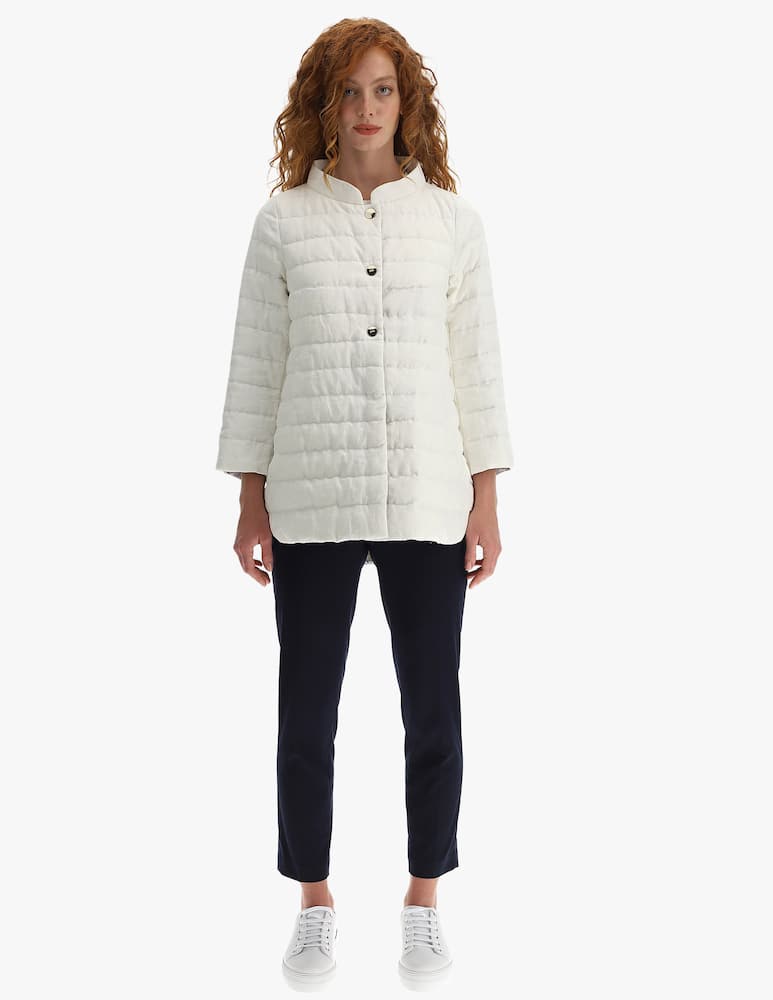 rinascente Herno Piumino a-shape in lino