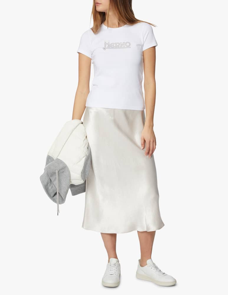 rinascente Herno T-shirt in cotone con logo 