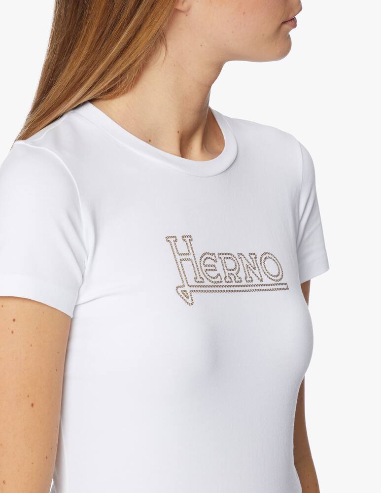rinascente Herno T-shirt in cotone con logo 