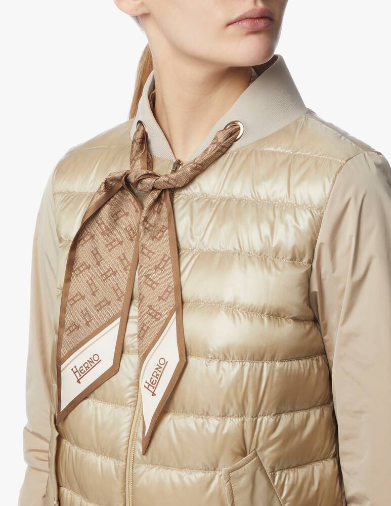 rinascente Herno Bomber foulard in taffetà