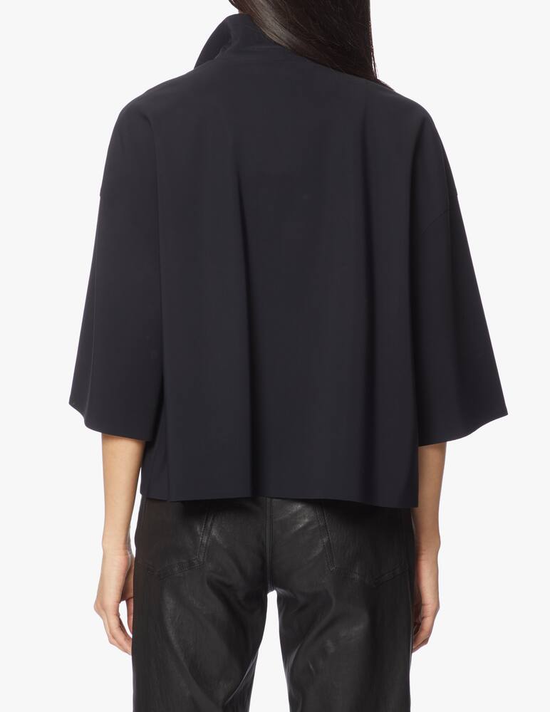 rinascente Herno Cappotto corto in tessuto scuba con spalla scesa