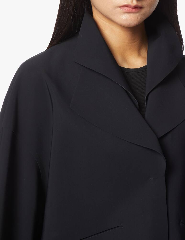 rinascente Herno Cappotto corto in tessuto scuba con spalla scesa