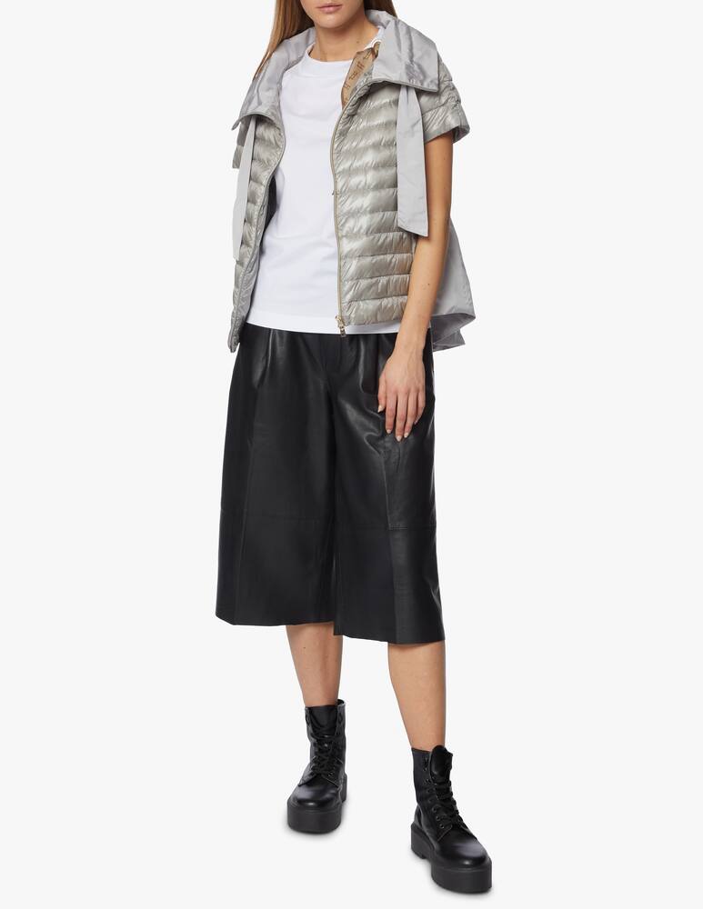 rinascente Herno Piumino a manica corta in taffetà con piega