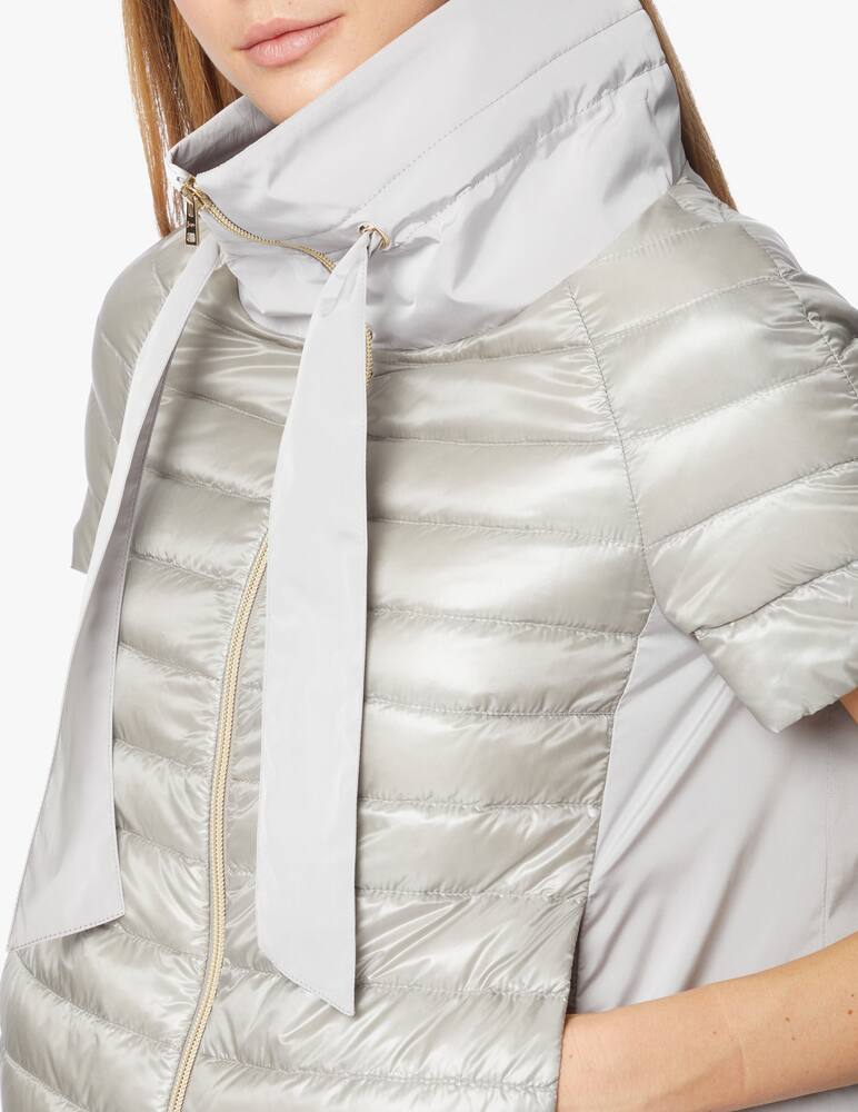 rinascente Herno Piumino a manica corta in taffetà con piega