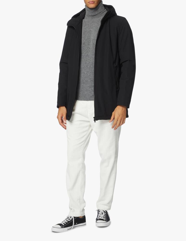 Herno Giacca parka con cappuccio in neoprene - immagine 2