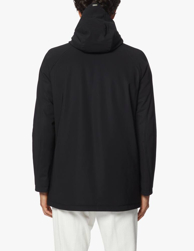 Herno Giacca parka con cappuccio in neoprene - immagine 3