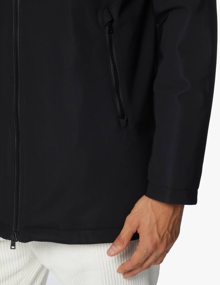 Herno Giacca parka con cappuccio in neoprene - immagine 5