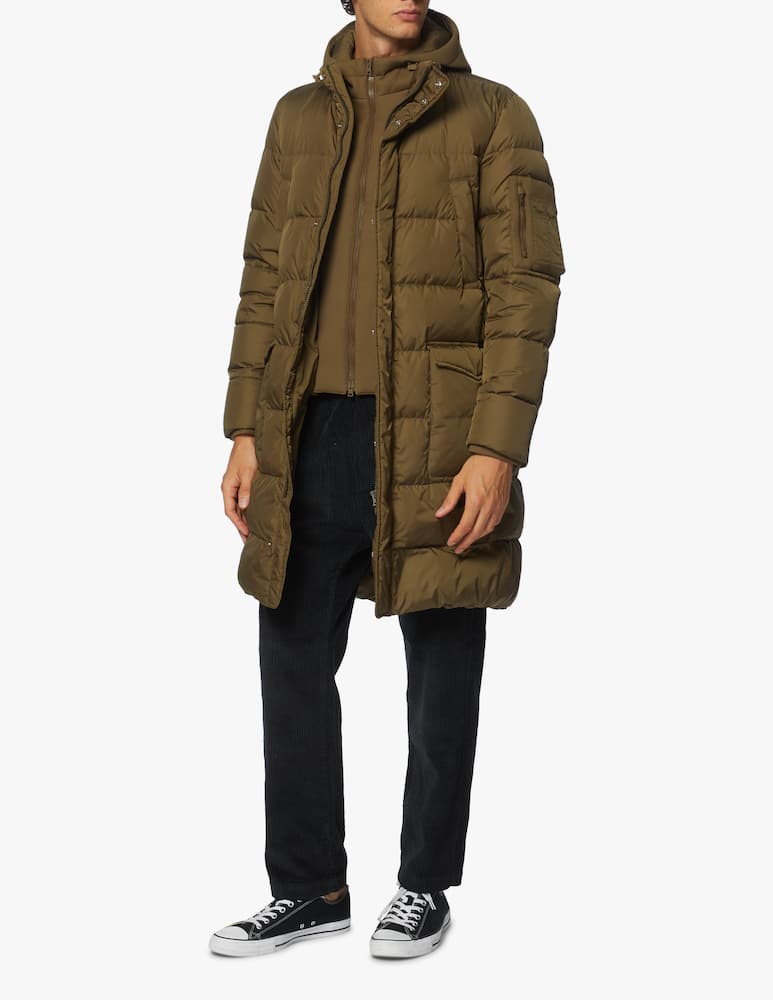 rinascente Herno Giacca parka lunga in neoprene