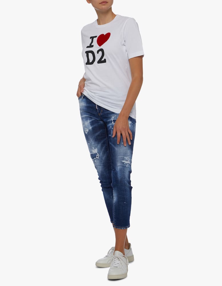 rinascente Dsquared2 T-shirt i love d2