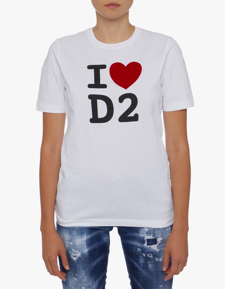 rinascente Dsquared2 T-shirt i love d2