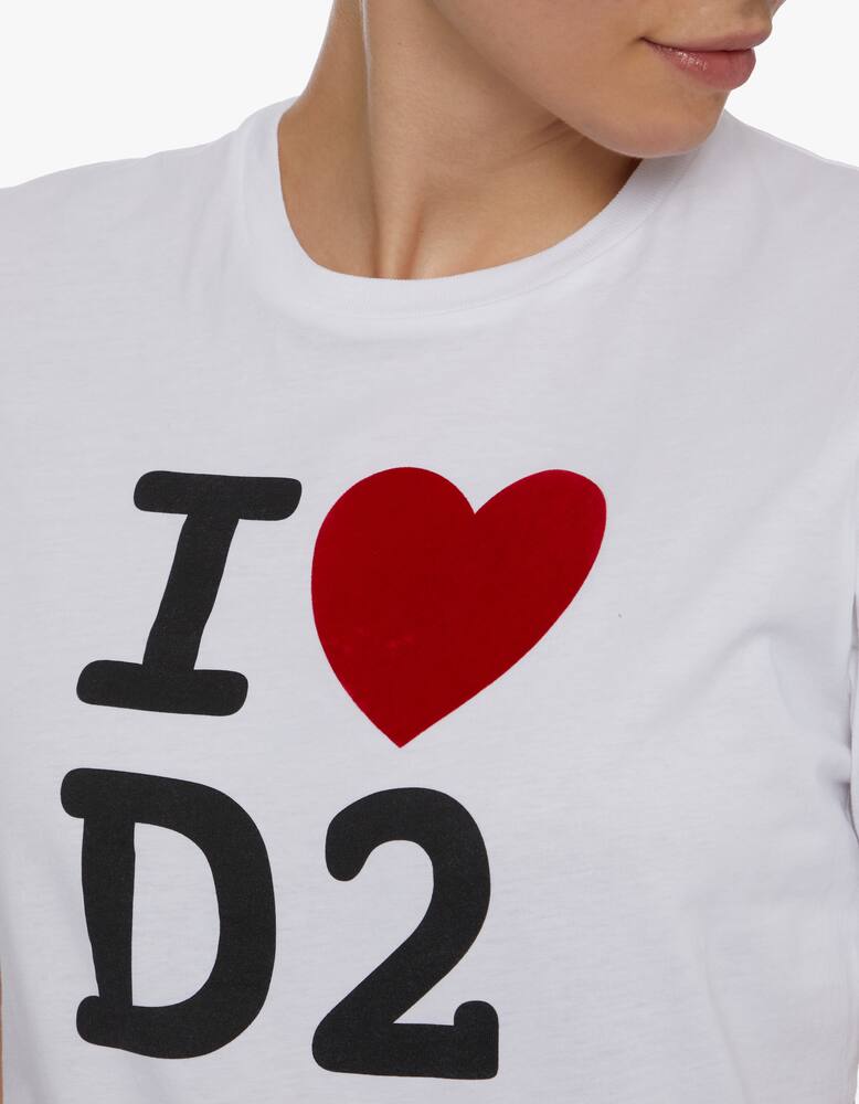 rinascente Dsquared2 T-shirt i love d2