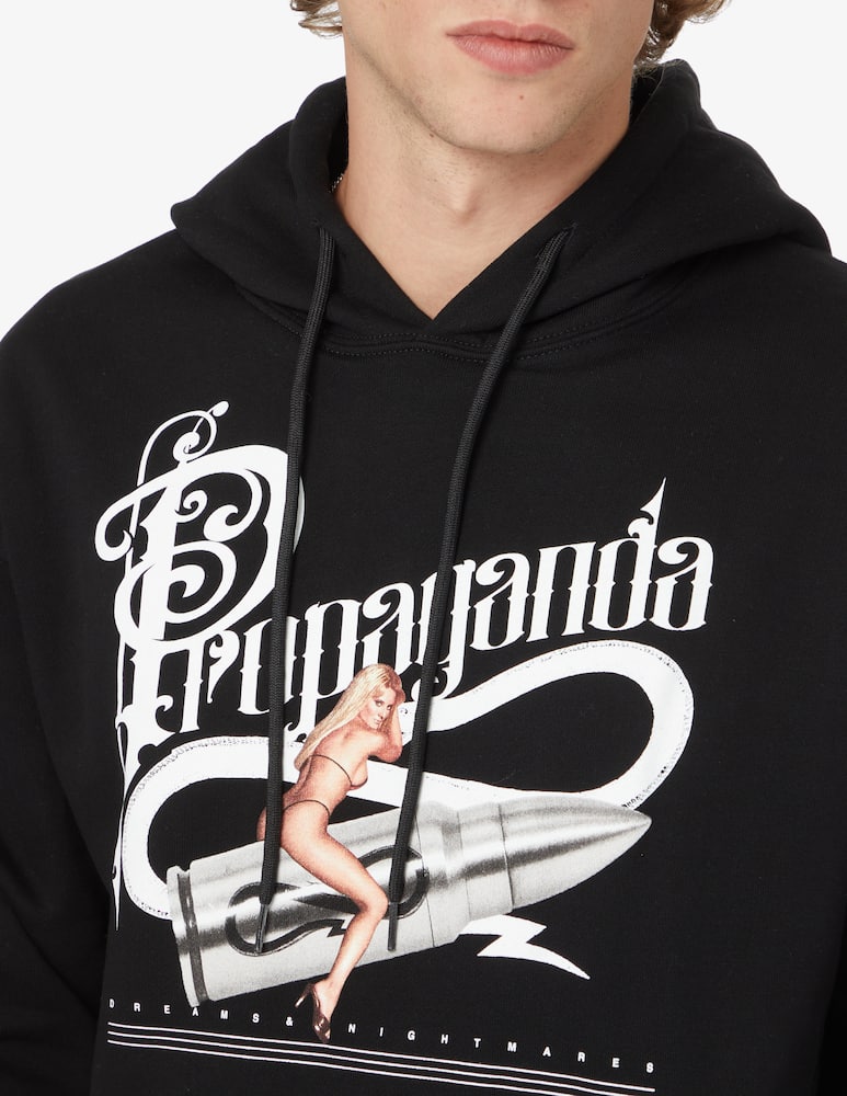 Propaganda Bullet woman hoodie - Black - picture 4 Propaganda Bullet woman hoodie - Black - picture 4