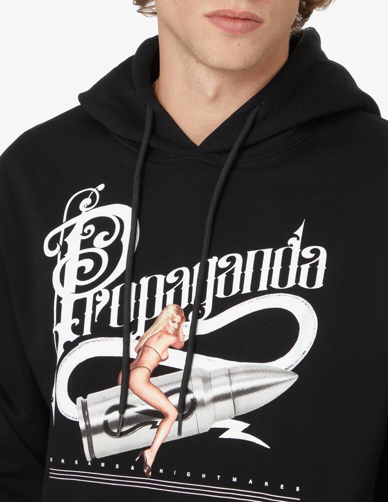 rinascente Propaganda Felpa con cappuccio donna proiettile - Nero