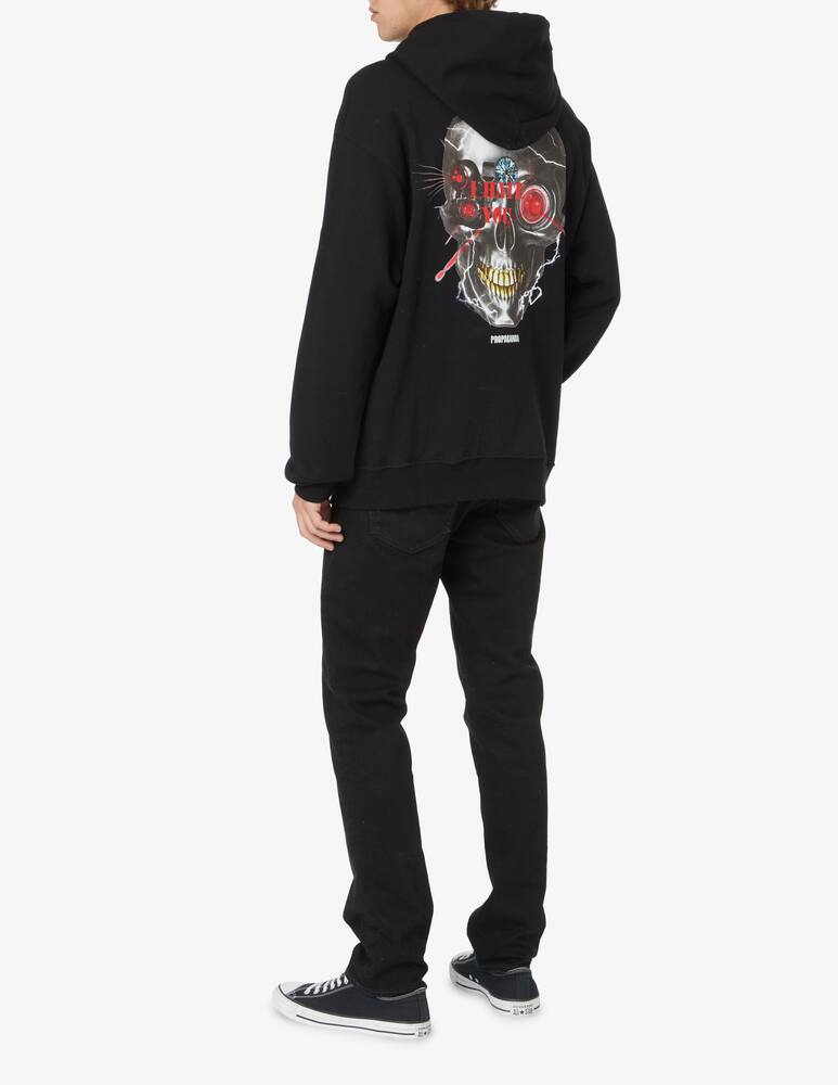 rinascente Propaganda Felpa con cappuccio terminator back - Nero