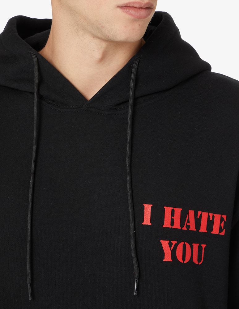 rinascente Propaganda Felpa con cappuccio terminator back - Nero