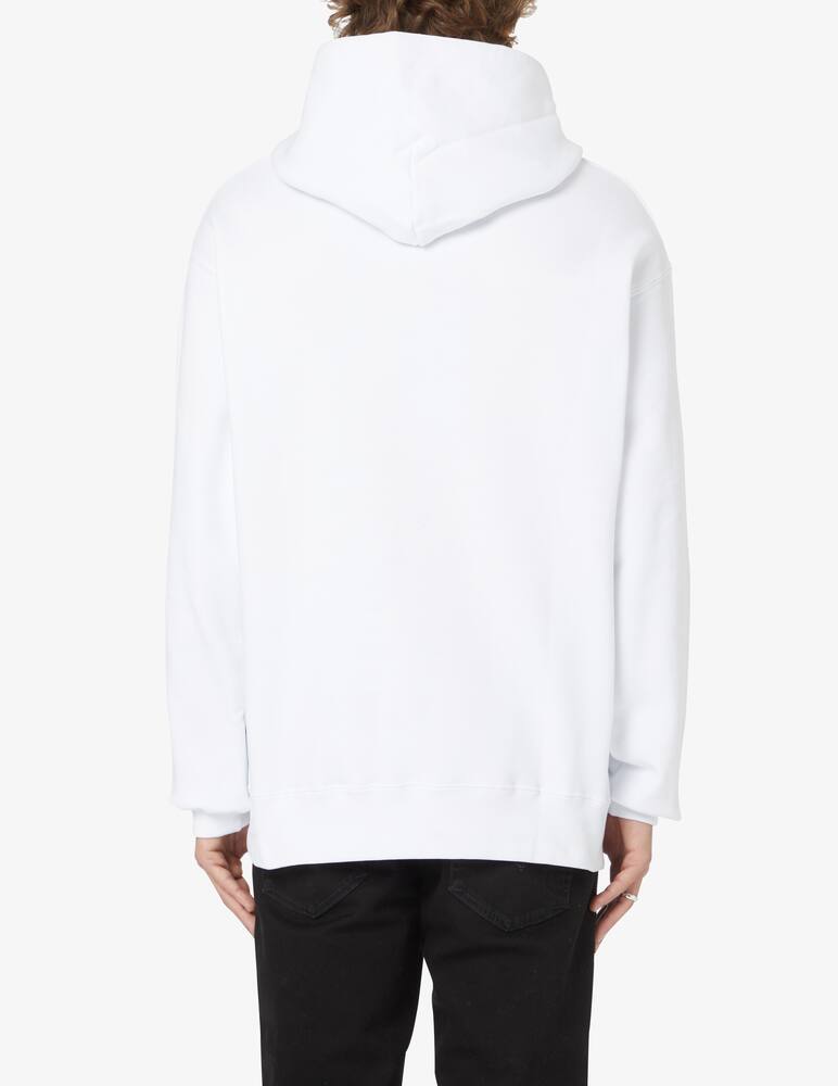 rinascente Propaganda Felpa con cappuccio cut blood - Bianco