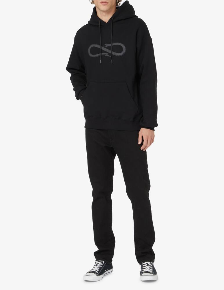 rinascente Propaganda Felpa con cappuccio logo - Nero