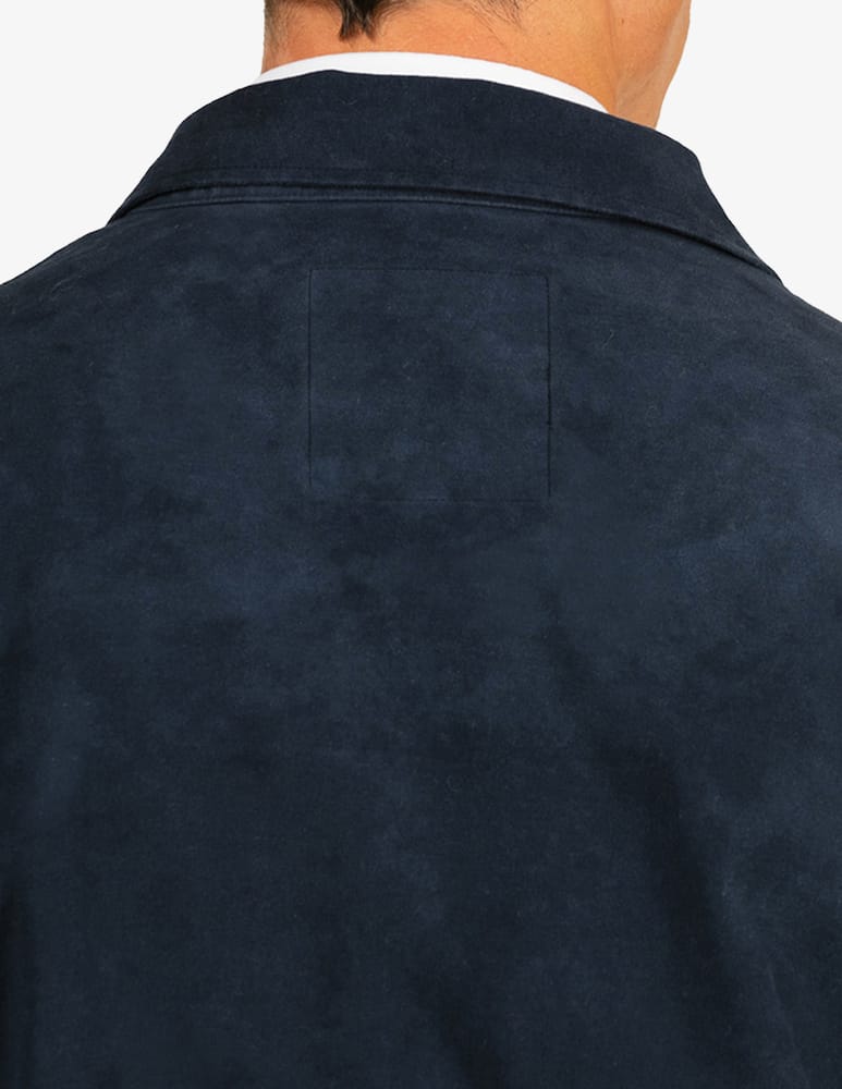 Tela Blu Overshirt in moleskin - immagine 3 Tela Blu Overshirt in moleskin - immagine 3