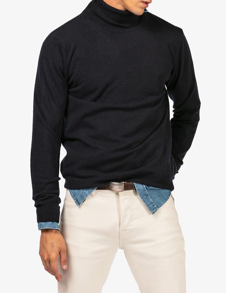 Tela Blu Lambswool turtleneck jumper - picture 1 Tela Blu Lambswool turtleneck jumper - picture 1