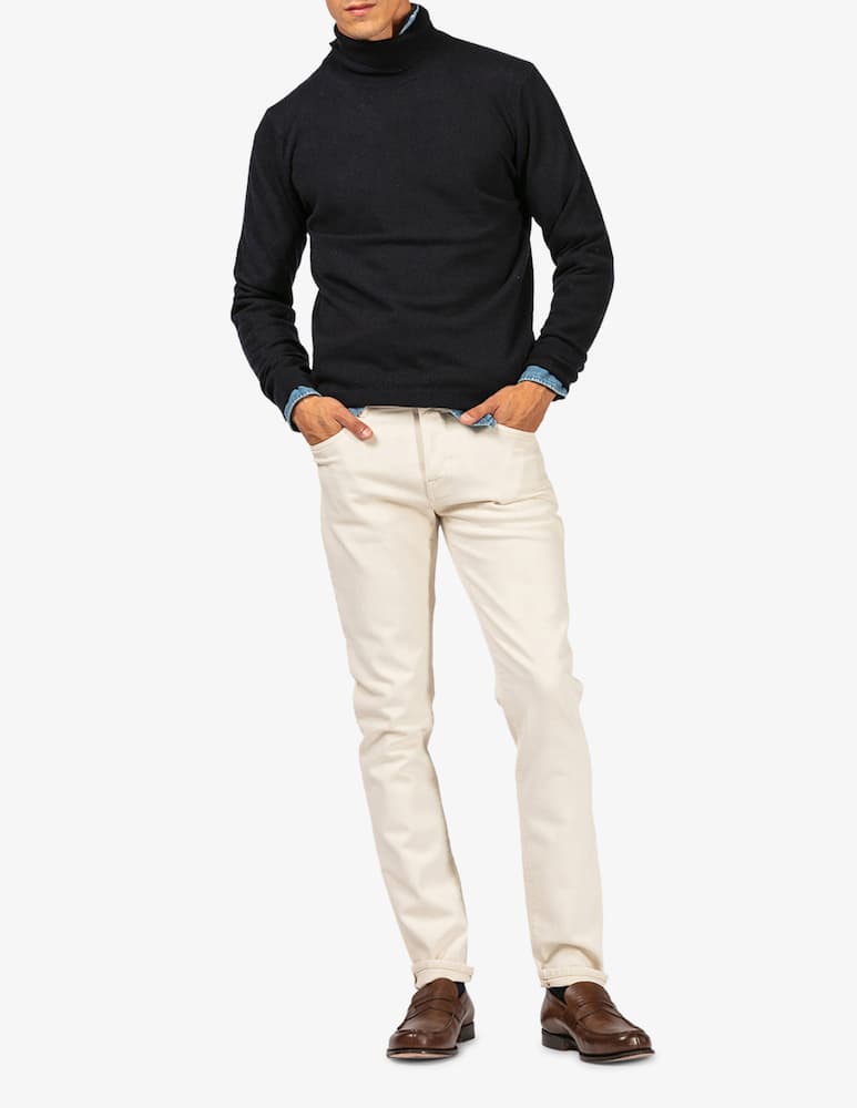 Tela Blu Lambswool turtleneck jumper - picture 2 Tela Blu Lambswool turtleneck jumper - picture 2