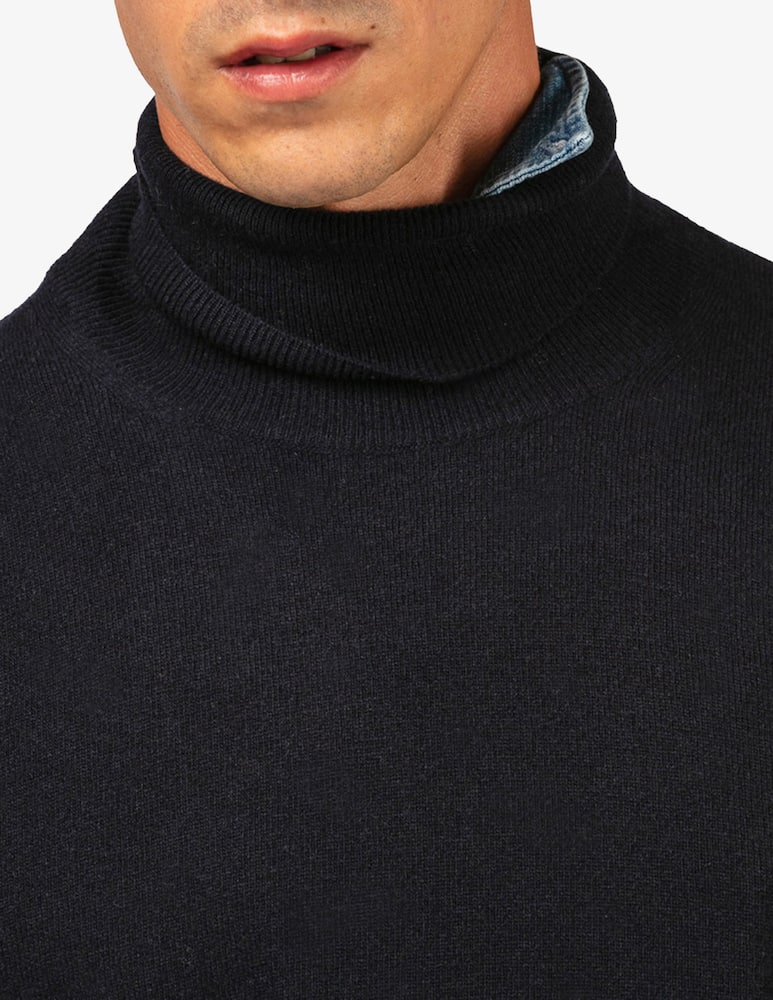 Tela Blu Lambswool turtleneck jumper - picture 3 Tela Blu Lambswool turtleneck jumper - picture 3