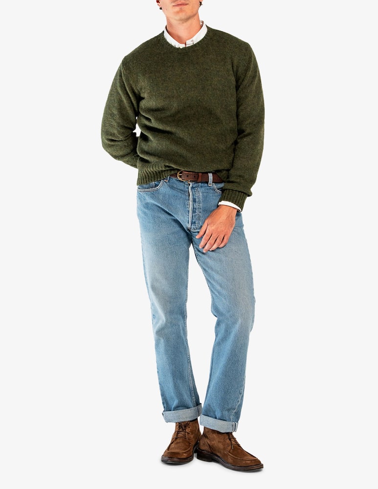 Tela Blu Crewneck shaggy jumper - picture 2 Tela Blu Crewneck shaggy jumper - picture 2