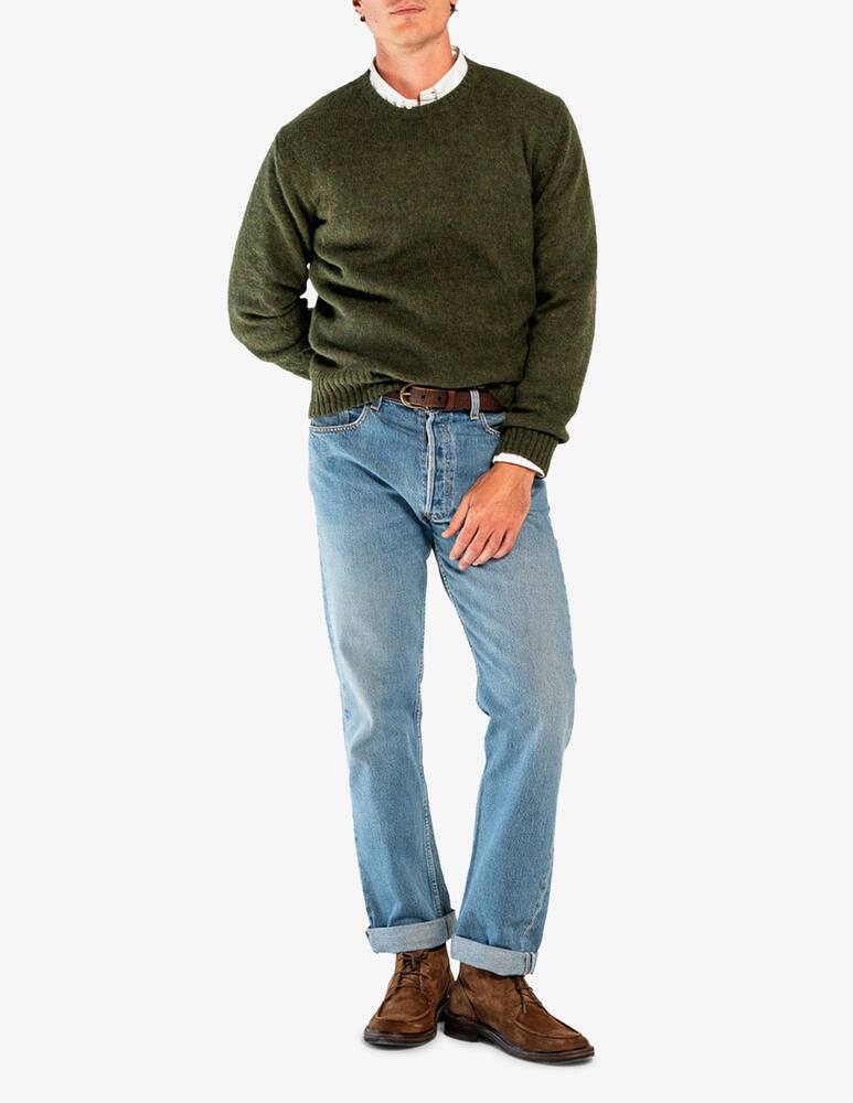 rinascente Tela Blu Maglia girocollo shaggy
