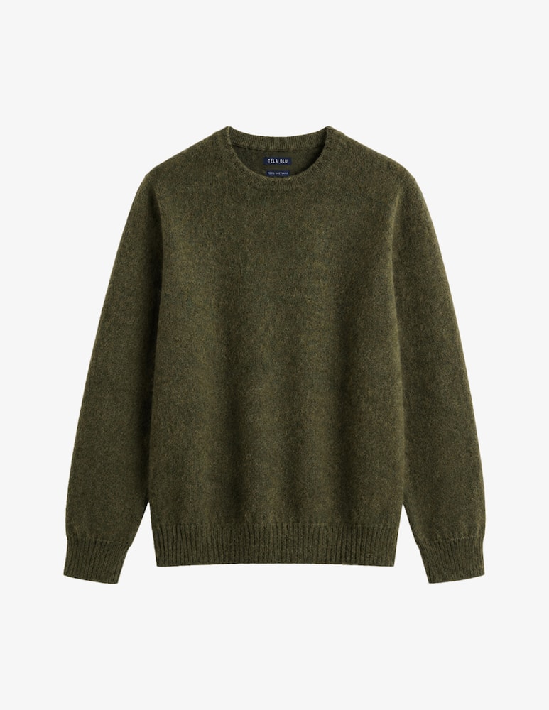 Tela Blu Crewneck shaggy jumper - picture 4 Tela Blu Crewneck shaggy jumper - picture 4
