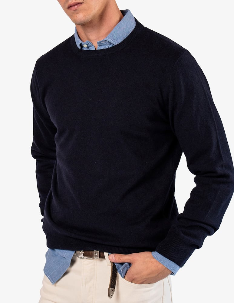 rinascente Tela Blu Maglia girocollo in lambswool