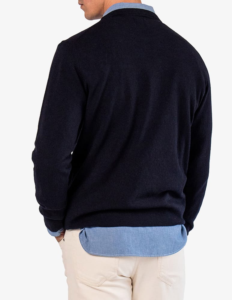 Tela Blu Lambswool crewneck jumper - picture 3 Tela Blu Lambswool crewneck jumper - picture 3