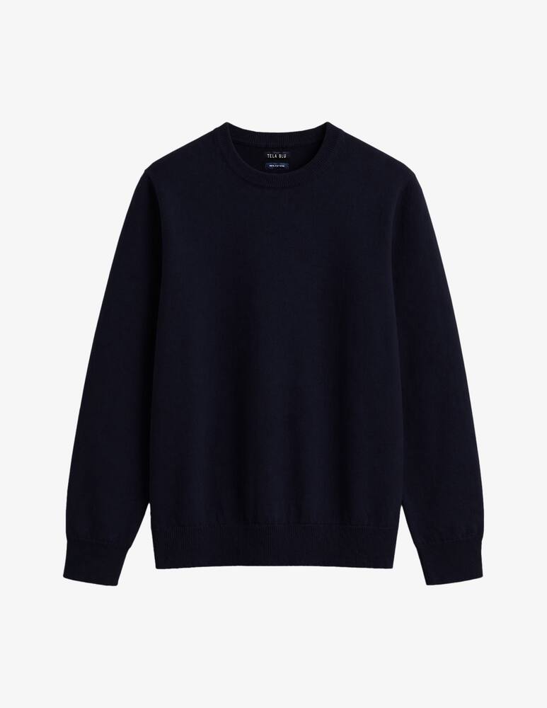 rinascente Tela Blu Maglia girocollo in lambswool
