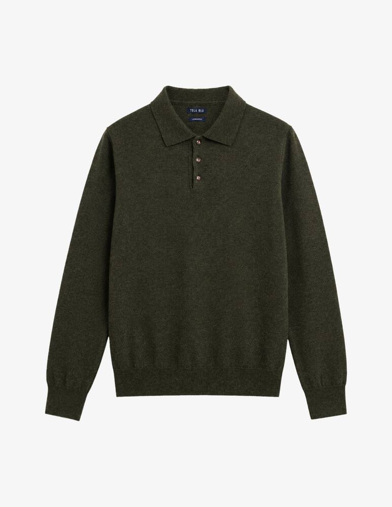 rinascente Tela Blu Polo in lambswool
