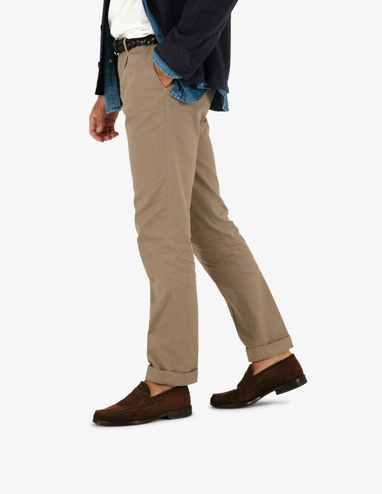 rinascente Tela Blu Chino cotton linen trousers